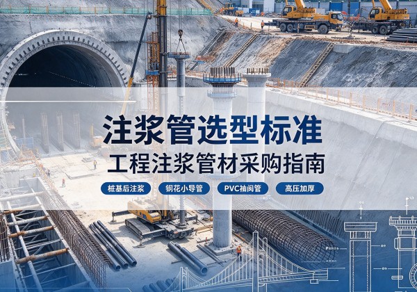 新华注浆管选型标准